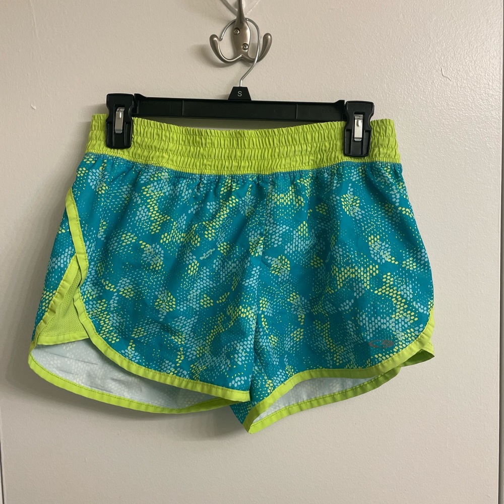 Champion Teal and Lime Athletic Shorts